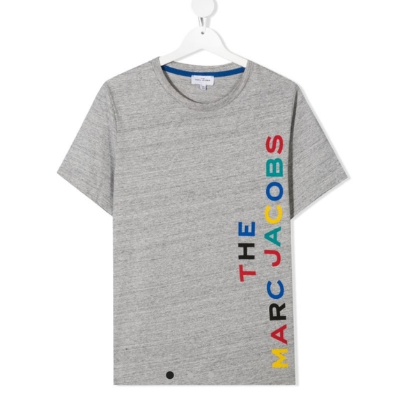 The Marc Jacobs Logo Print T-Shirt in Grey 🆕️ - Picture 1 of 5